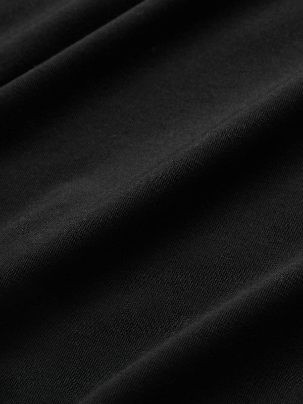 Derek Rose Men's T-Shirt Barny Pima Cotton Black Black