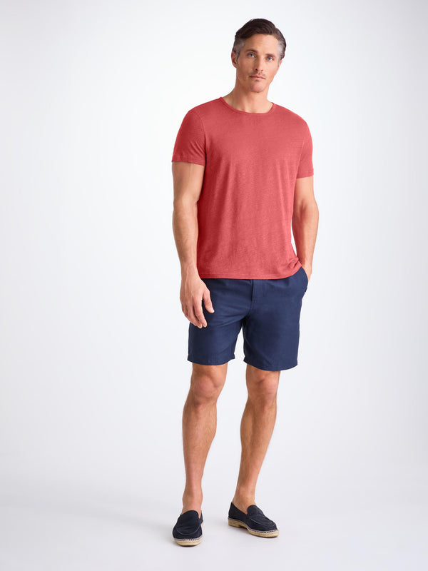 Derek Rose Men's T-Shirt Jordan Linen Soft Red Soft Red