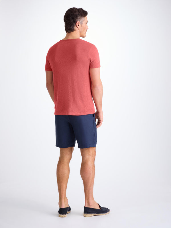 Derek Rose Men's T-Shirt Jordan Linen Soft Red Soft Red