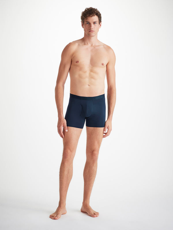 Derek Rose Men's Trunks Alex Micro Modal Stretch Navy Navy