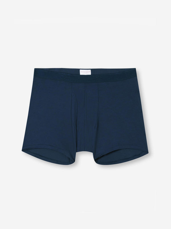 derek rose Men's Trunks Alex Micro Modal Stretch Navy Navy