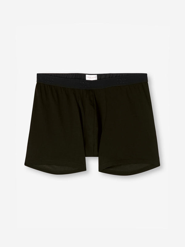 derek rose Men's Trunks Jack Pima Cotton Stretch Black Black derek rose Men's Trunks Jack Pima Cotton Stretch Black Black