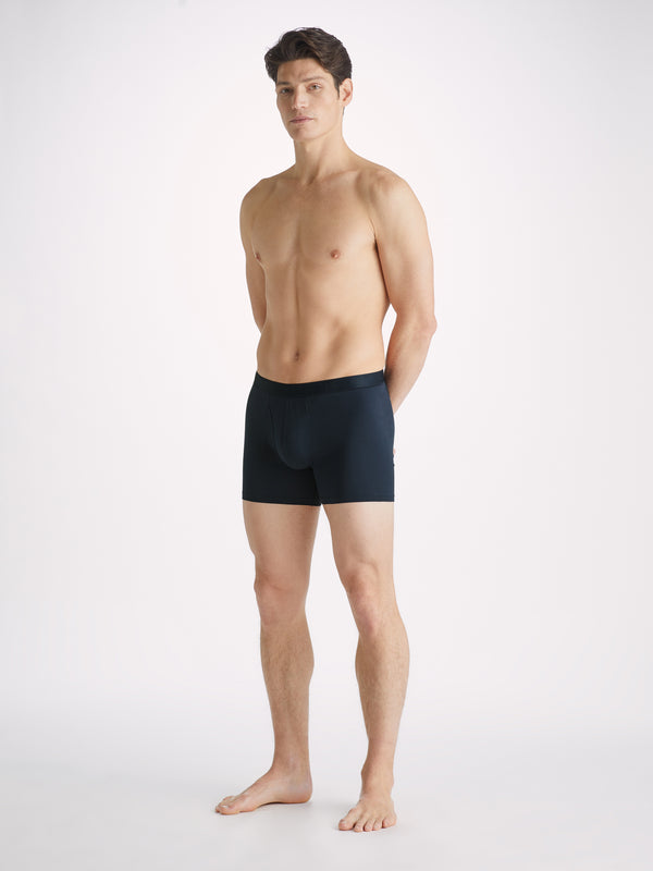 Derek Rose Men's Trunks Jack Pima Cotton Stretch Navy Navy