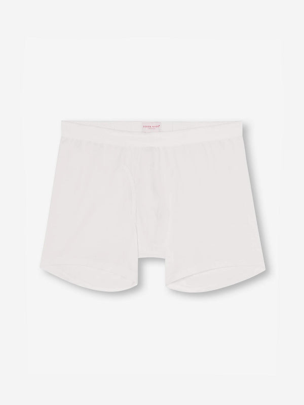 derek rose Men's Trunks Jack Pima Cotton Stretch White White derek rose Men's Trunks Jack Pima Cotton Stretch White White