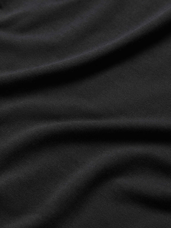 Derek Rose Men's Underwear T-Shirt Alex Micro Modal Stretch Black Black