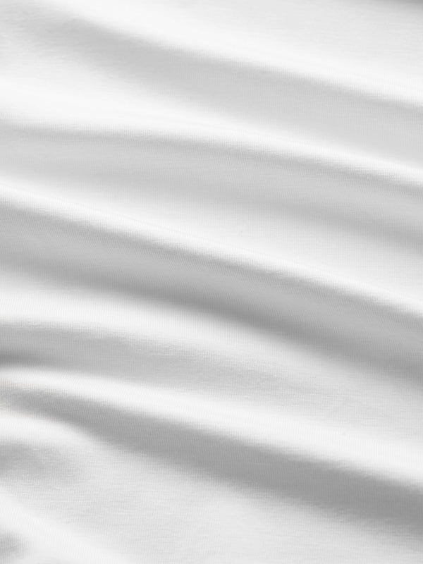 Derek Rose Men's V-Neck T-Shirt Basel Micro Modal Stretch White White