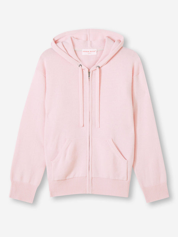 Derek Rose Women's Hoodie Daphne Cashmere Ice Pink Ice Pink