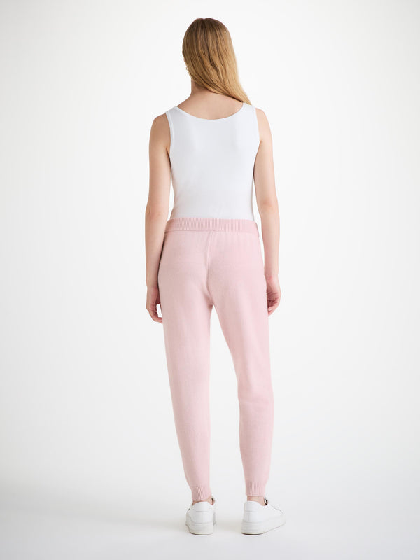 Derek Rose Women's Track Pants Daphne Cashmere Ice Pink Ice Pink