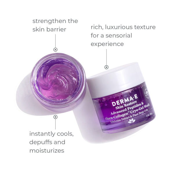 Derma E Advanced Peptides & Flora-Collagen™ Cryo-Gel Mask