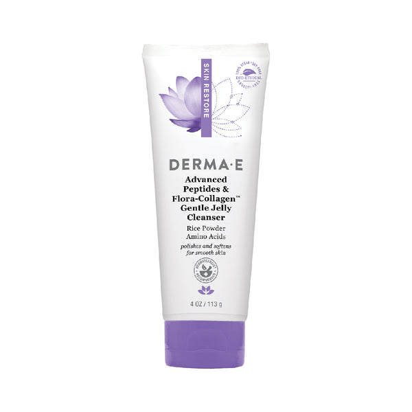 derma e Advanced Peptides & Flora-Collagen™ Gentle Jelly Cleanser