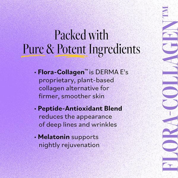 Derma E Advanced Peptides & Flora-Collagen™ Night Moisturizer