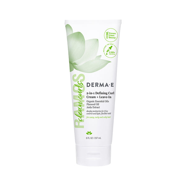derma e 2-In-1 Defining Curl Cream + Leave-In