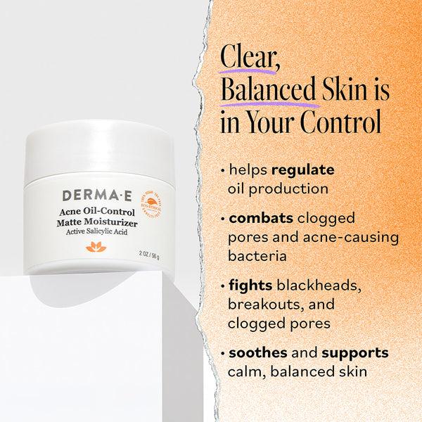 Derma E Acne Oil-Control Matte Moisturizer