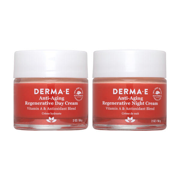 derma e Anti-Aging Day and Night Cream Duo Sets