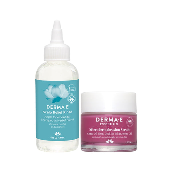 derma e Head-to-Toe Exfoliation Duo