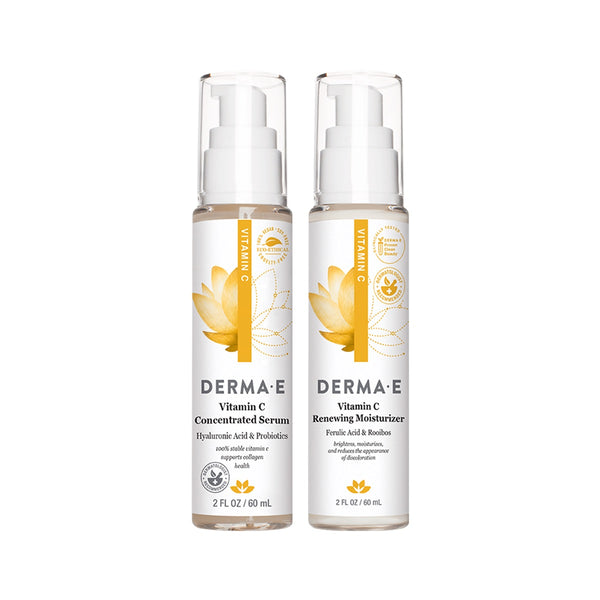 derma e Vitamin C Serum & Moisturizer Duo Sets