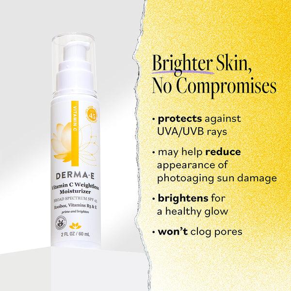 Derma E Vitamin C Weightless Moisturizer SPF 45