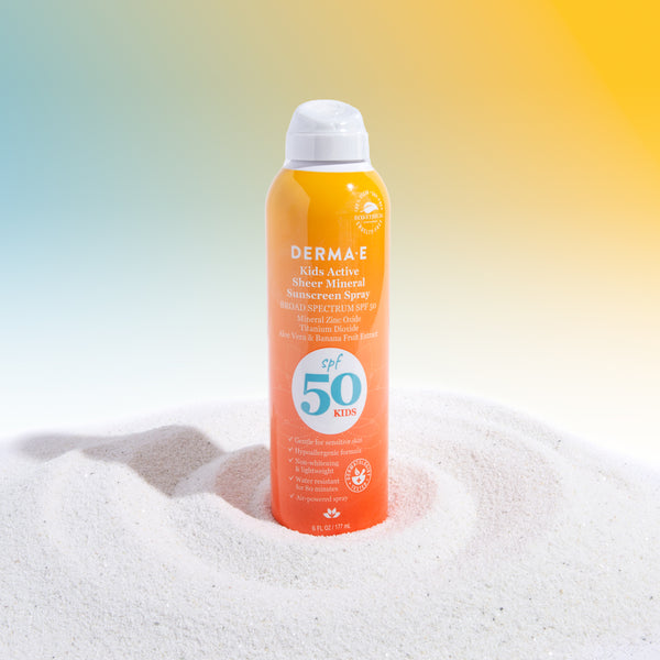 Derma E Kids Active Sheer Mineral Sunscreen Spray SPF 50
