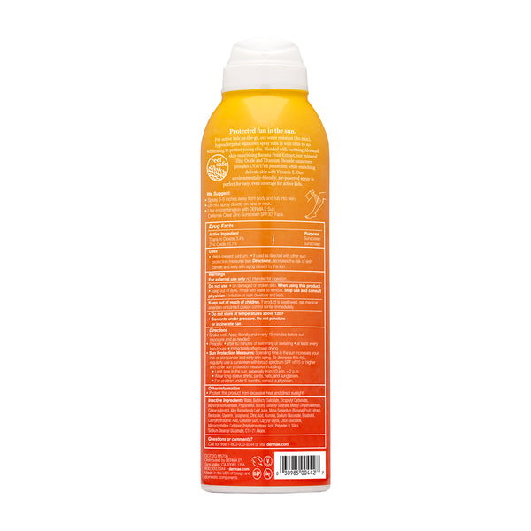 Derma E Kids Active Sheer Mineral Sunscreen Spray SPF 50