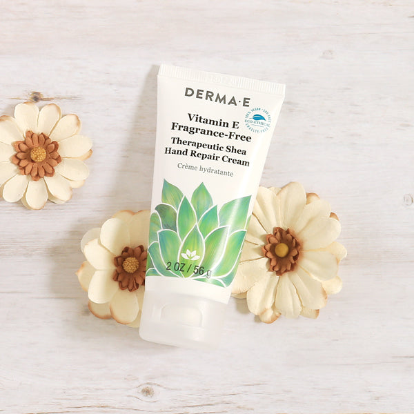 Derma E Vitamin E Fragrance-Free Sensitive Skin Shea Hand Repair Cream
