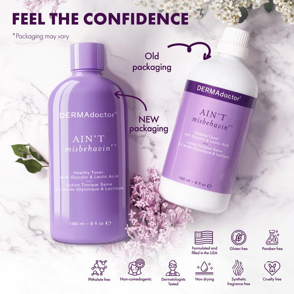 Dermadoctor Ain't Misbehavin' Healthy Toner With Glycolic & Lactic Acid