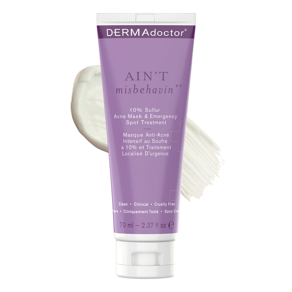 dermadoctor Ain't Misbehavin' Intensive 10% Sulfur Acne Mask & Emergency Spot Treatment (8-12 Hours)