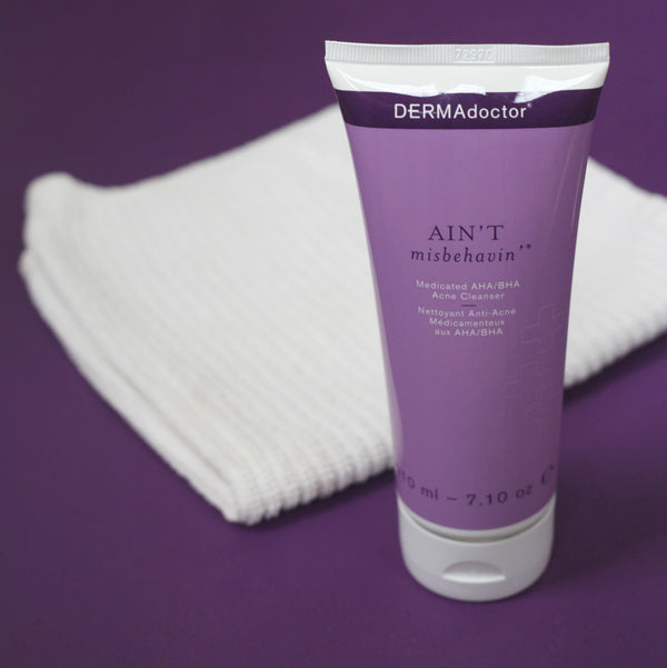 Dermadoctor Ain't Misbehavin' Medicated AHA/BHA Acne Cleanser