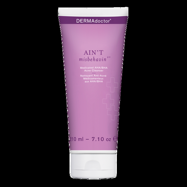 dermadoctor Ain't Misbehavin' Medicated AHA/BHA Acne Cleanser dermadoctor Ain't Misbehavin' Medicated AHA/BHA Acne Cleanser