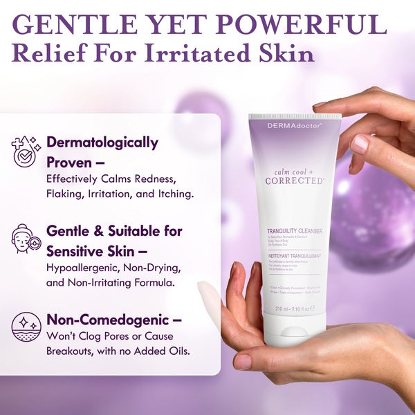 Dermadoctor Calm Cool & Corrected Tranquility Cleanser For Seborrheic Dermatitis & Dandruff