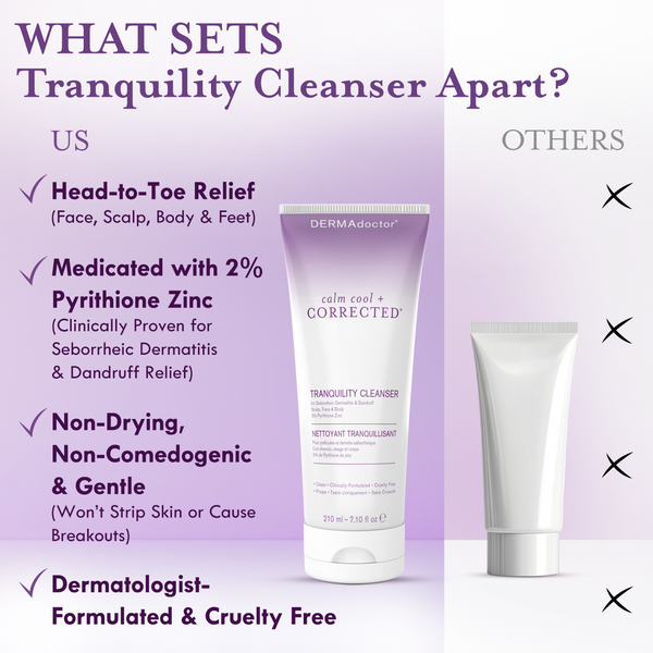 Dermadoctor Calm Cool & Corrected Tranquility Cleanser For Seborrheic Dermatitis & Dandruff