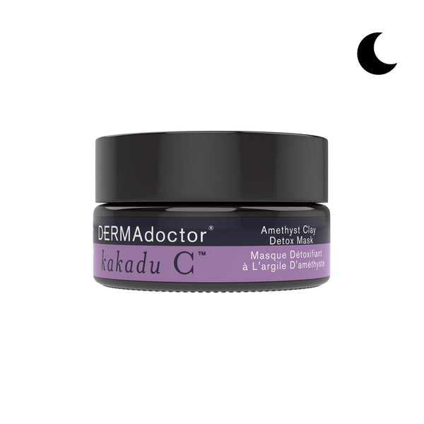 dermadoctor DERMAdoctor Clay Face Mask with Bentonite & Kaolin Clay + Vitamin C | Face Exfoliator Pore Minimizer Facial Detox Facial Oil Remover Illuminator Acne Scar Mask for Faces - 15 Minutes - 1.69 oz