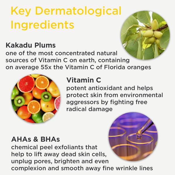 Dermadoctor Kakadu C Face Crème & Peel Pad Duo