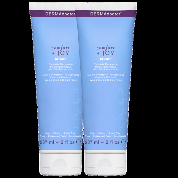 dermadoctor Duo Comfort + Joy Psoriasis Therapeutic Moisturizing Cream with 3% Salicylic Acid