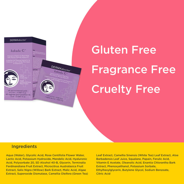 Dermadoctor Kakadu C Intensive Vitamin C Peel & Eye Soufflé Duo