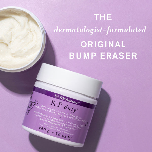Dermadoctor KP Duty Bump Eraser Body Scrub Dermatologist Formulated Exfoliant For Keratosis Pilaris And Dry Rough Bumpy Skin With 10% AHAs + PHAs