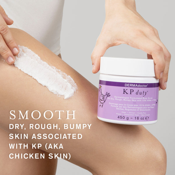 Dermadoctor KP Duty Bump Eraser Body Scrub Dermatologist Formulated Exfoliant For Keratosis Pilaris And Dry Rough Bumpy Skin With 10% AHAs + PHAs