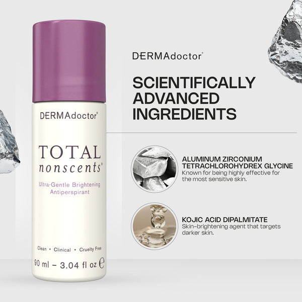 dermadoctor Total Nonscents Ultra-Gentle Brightening Antiperspirant