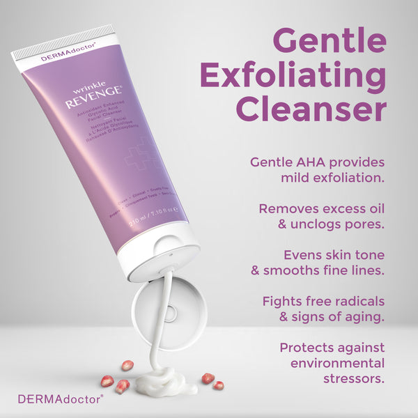 Dermadoctor Wrinkle Revenge Antioxidant Enhanced Glycolic Acid Facial Cleanser
