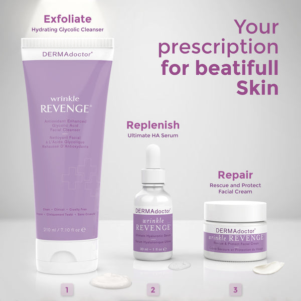 Dermadoctor Wrinkle Revenge Antioxidant Enhanced Glycolic Acid Facial Cleanser