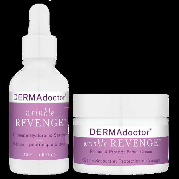 dermadoctor Wrinkle Revenge Serum & Facial Cream Duo - Hydrating & Revitalizing