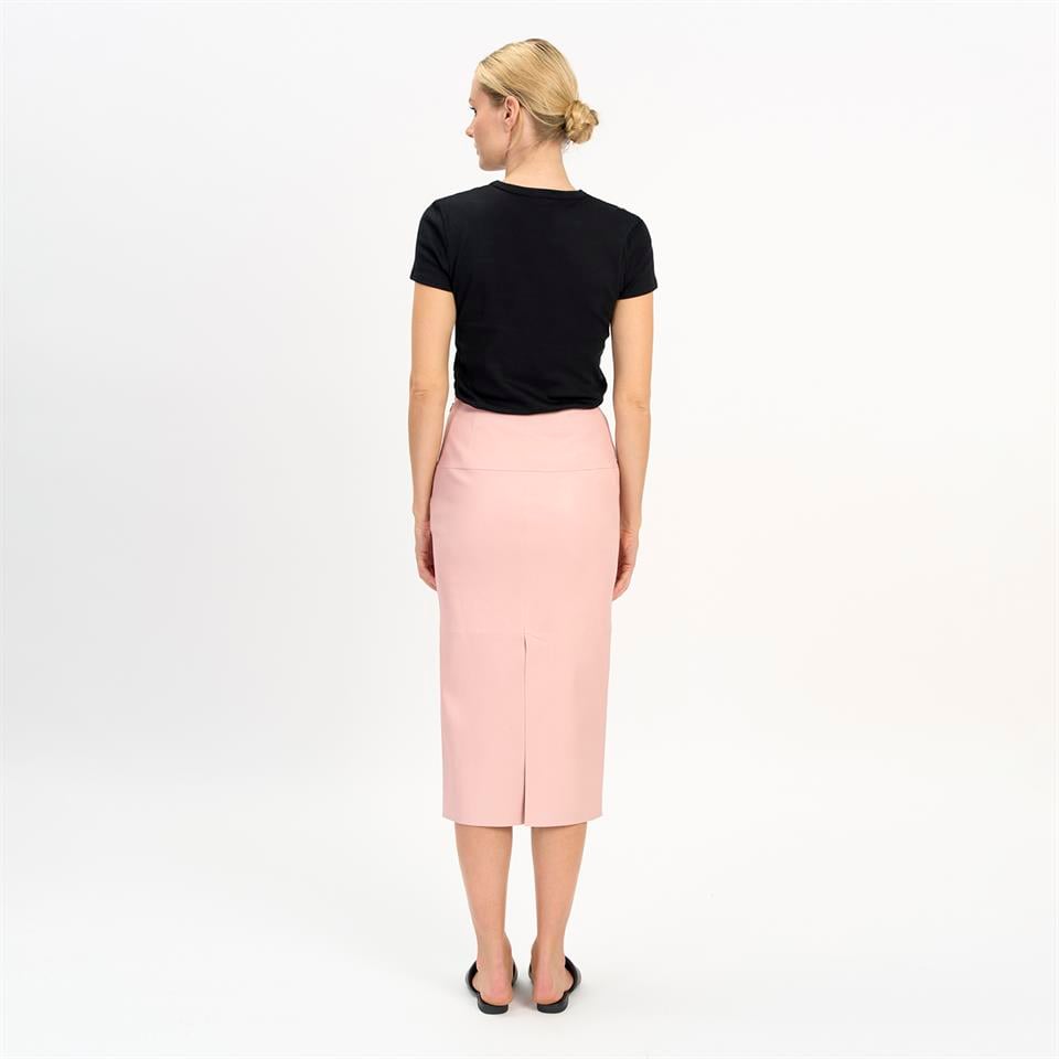 Desa 1972 K14417 | Leather Pencil Skirt