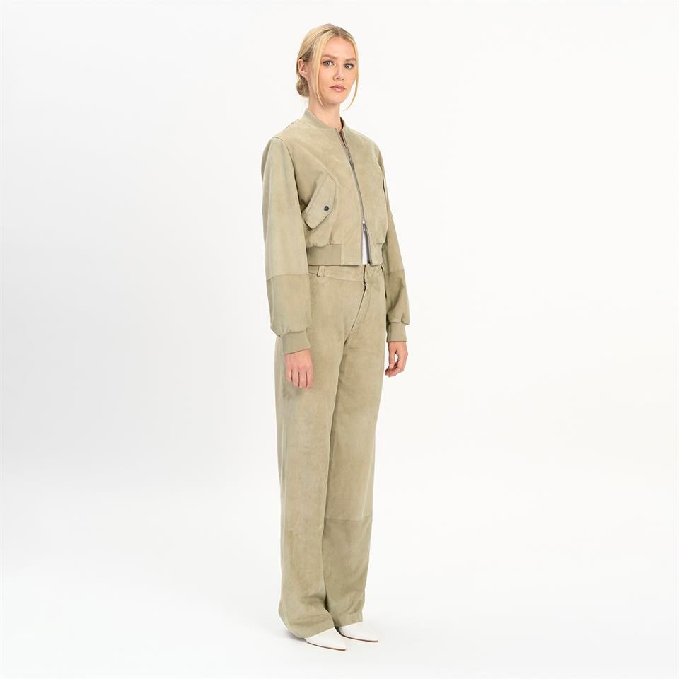 Desa 1972 K14426 | Leather Mını Bomber Jacket