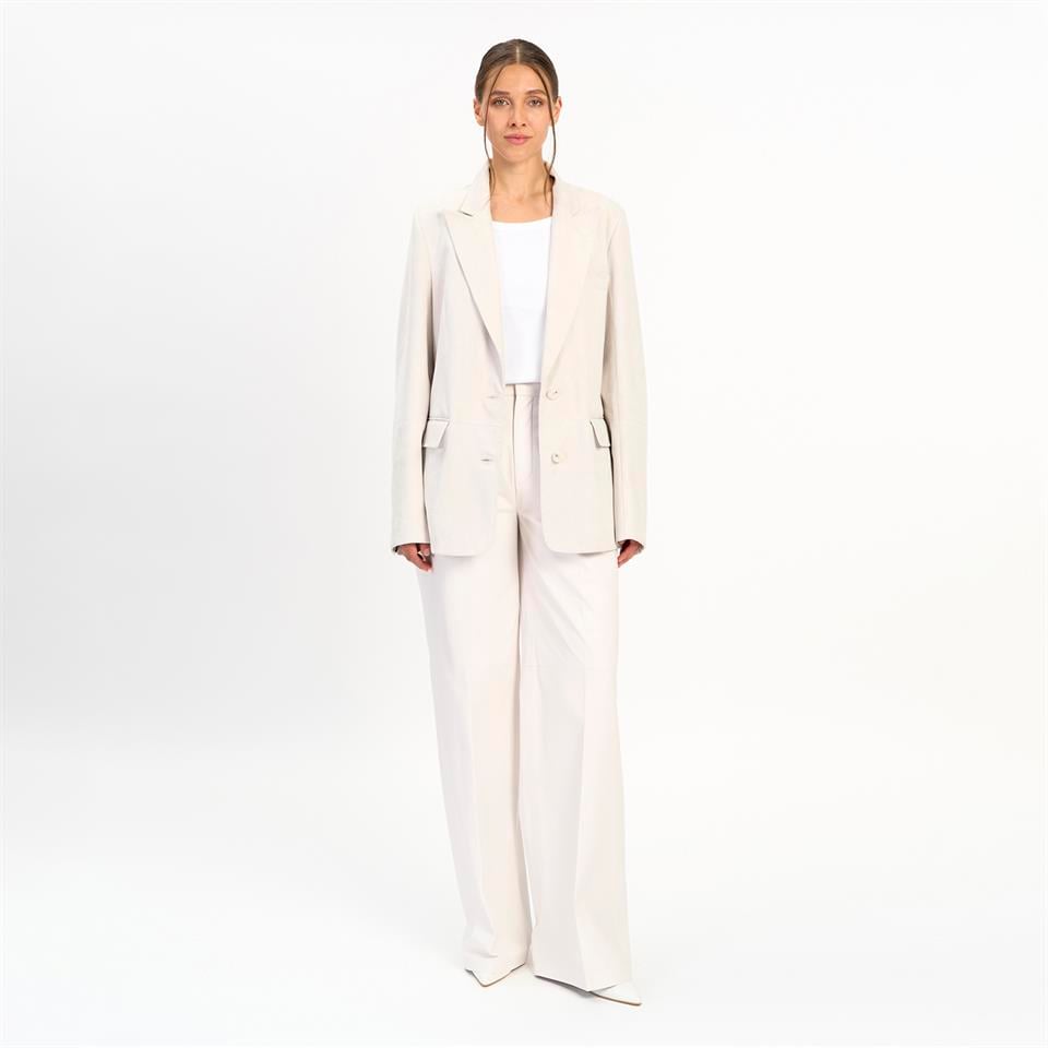 desa 1972 K14427 | Leather Oversızed Blazer