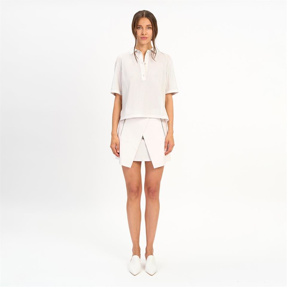 Desa 1972 K14443 | Leather Polo T-Shirt