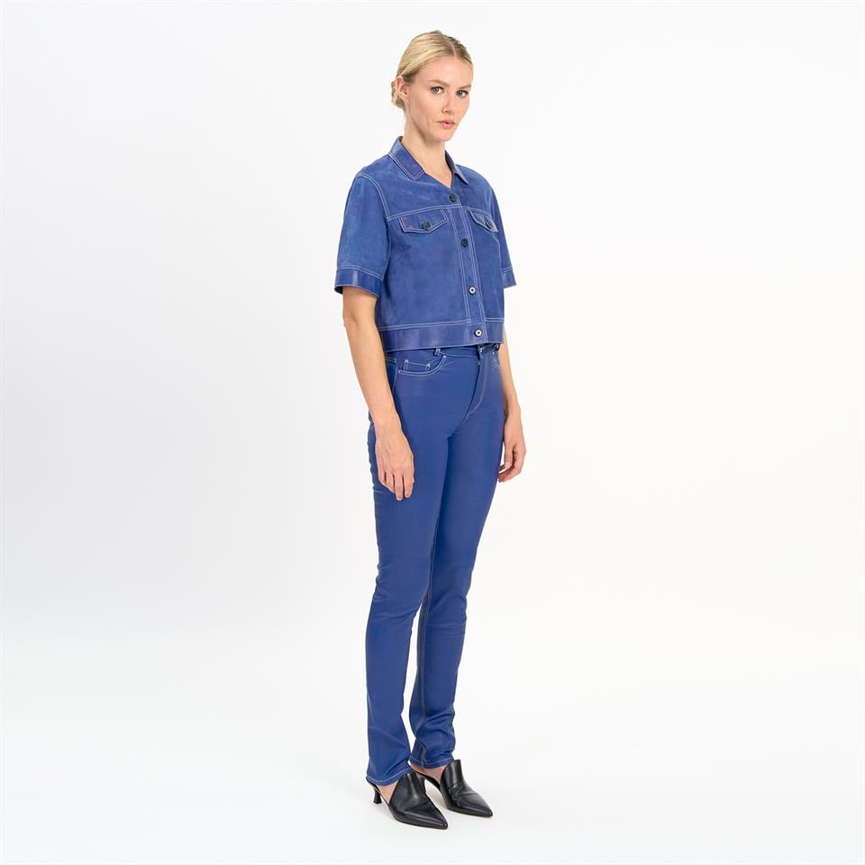 Desa 1972 K14451 | Leather Boxy Shırt