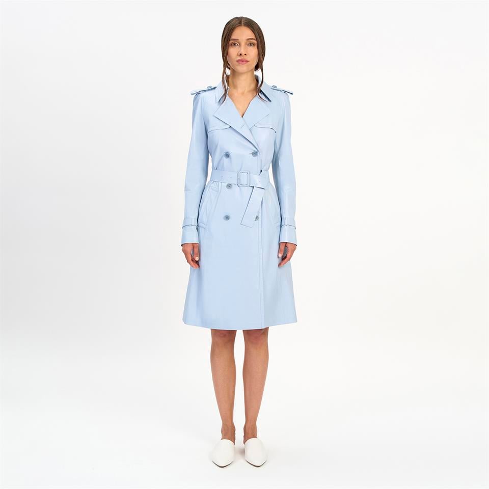 Desa 1972 K14454 | Leather Trench Coat