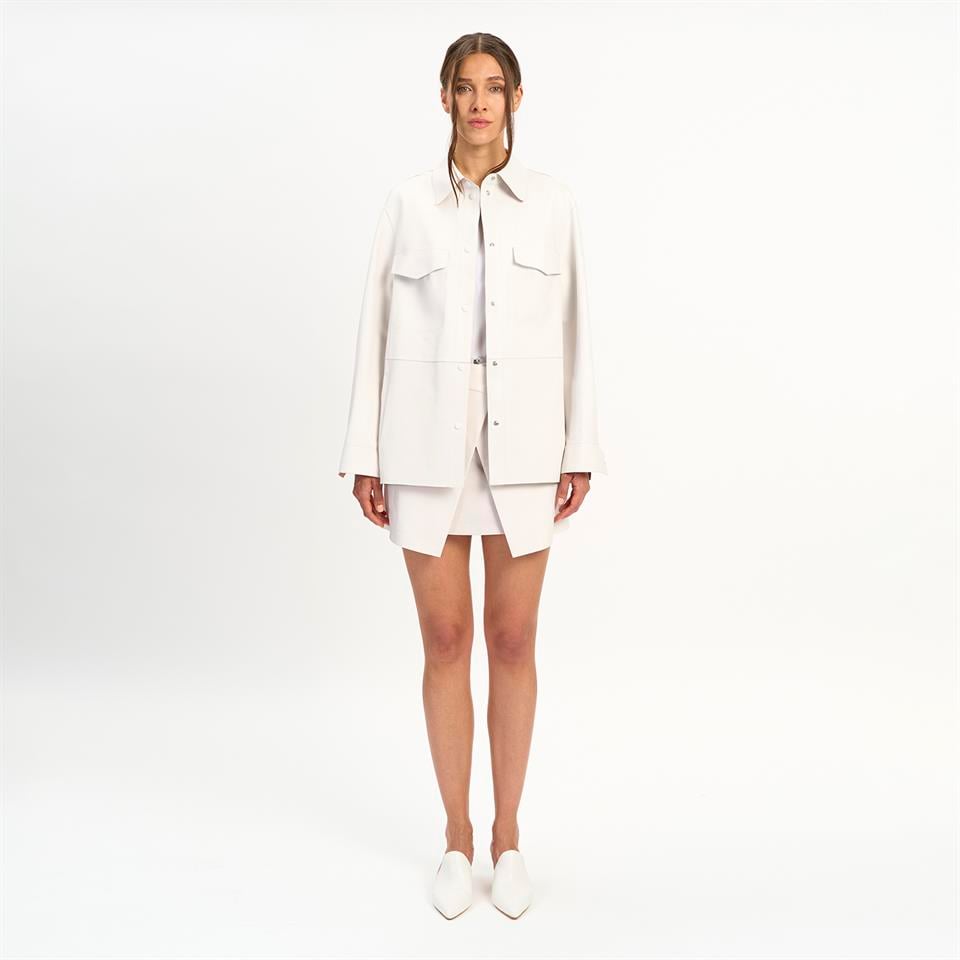 Desa 1972 K14455 | Leather Reversıble Shırt Jacket