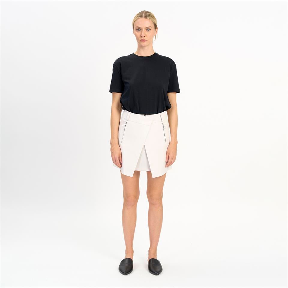 Desa 1972 K14461 | Leather Mını Portafoglıo Skırt