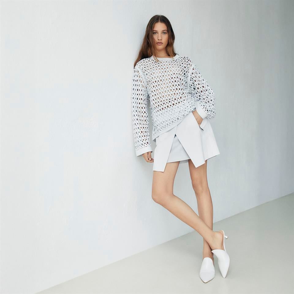 desa 1972 K14461 | Leather Mını Portafoglıo Skırt