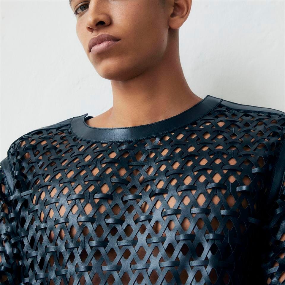 desa 1972 K14481 | Leather Sweatshirt